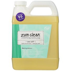 Indigo Wild Zum Clean Laundry Soap, Sea Salt, 32 Fluid Ounce