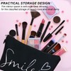 JYNVO "Smile" - Motiv Kosmetiktasche mit Schwammfutter