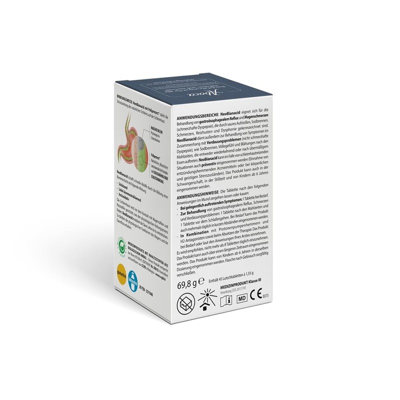 NeoBianacid Quick Aid for Heartburn, Reflux, Digestive Problems and Acid-Related