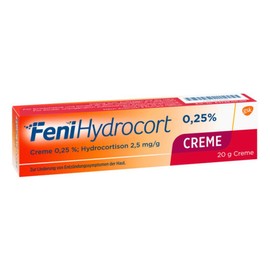 FeniHydrocort Creme 0,25%, Hydrocortison 2,5 mg/g 20 g