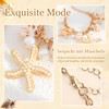 Cosswe Starfish Shell Bracelets Sea Star Shell Beads Bracelets Adjustable