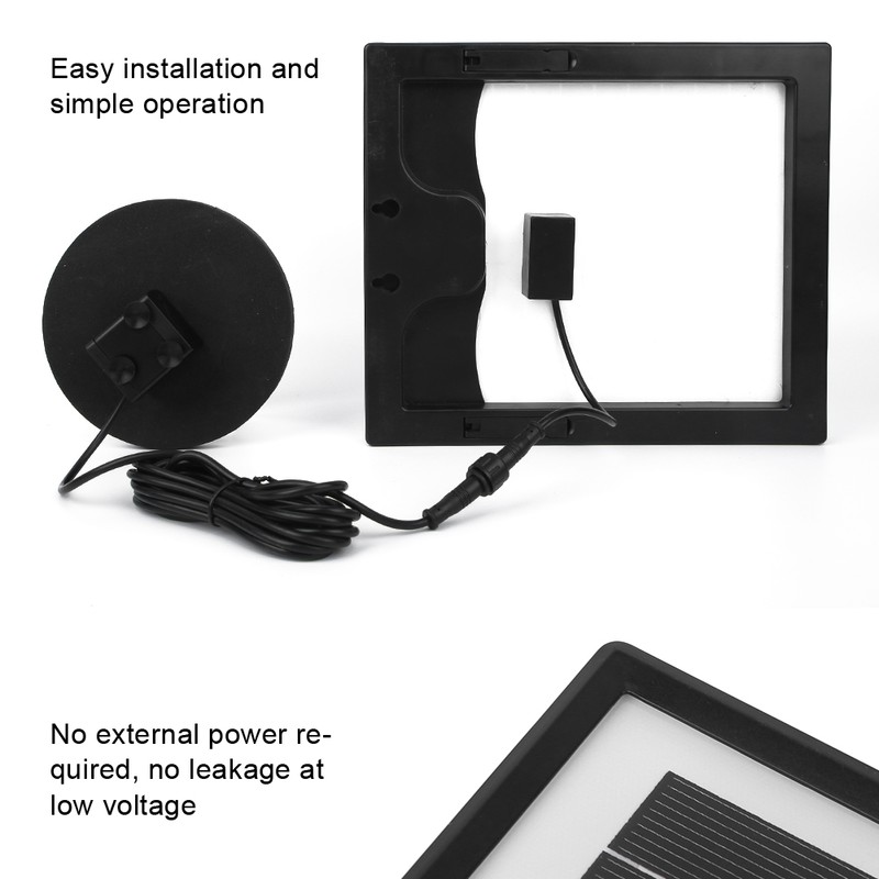 12V 5W Solar Power Fountain Water Pump Fish Tank Solar