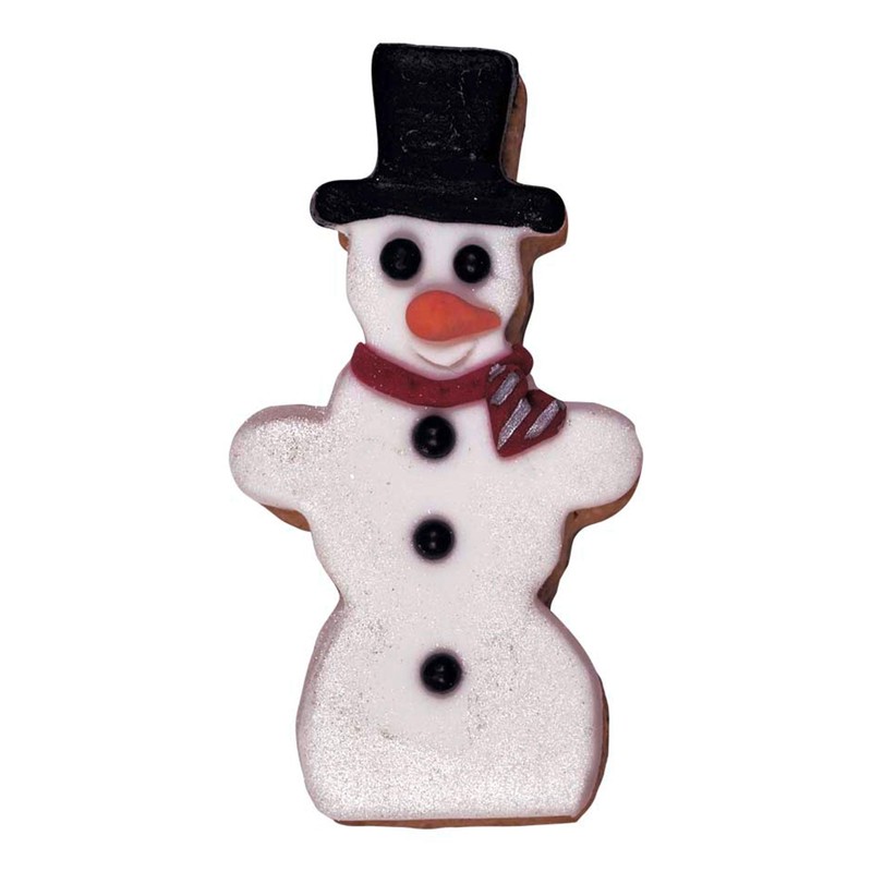 Staedter Stainless Steel Snowman Cookie Cutter, Silver, 6 cm