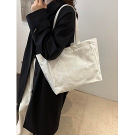 Tote Bag for Women Large PVC Tote Bag Letters Print Handbag Plastic Carry ALL Bag Clear Shopping Bag
