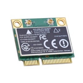 Mini WIFI PCI-E Network Card, Dual Band 2.4G/5Ghz + Bluetooth 4.2 Network Card 433Mbps WIFI Mini PCI-E Wireless Card for Windows 7/10.