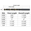 VALYRIANTOOL 60PCS Micro Drill Bits Set, HSS Black Gold Mini