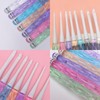 8PCS Inline Crochet Set,Needles for Crocheting Yarn,Ergonomic Soft Grip Handle