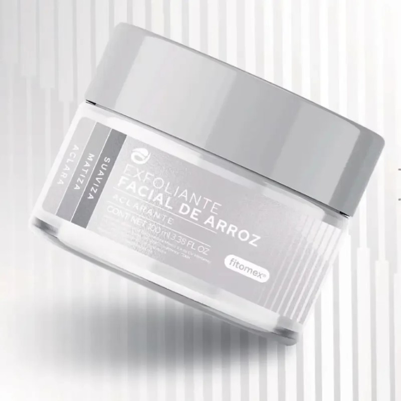 Exfoliante Facial de Arroz Fitomex Día Noche 100ml Hipoalergénico Sin