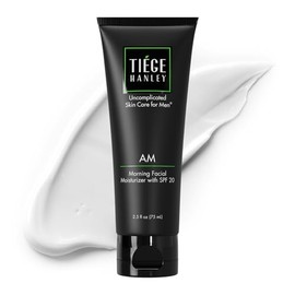 Tiege Hanley- Crema hidratante facial para hombres, crema hidratante facial matutina con FPS 20 Crema para el cuidado de la piel y el rostro de...    