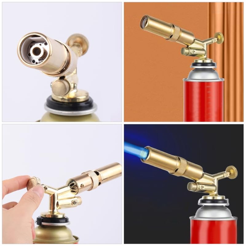 STOBAZA Portable Bbq Grill Ignition Torch Head Propane Torch Nozzle