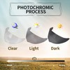 PSLER Photochromic Qualifier Visor- Qualifier DLX Helmet Visor Motorcycle Face