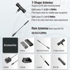 Quansheng TK11(8) Dual Band Handheld Radio, Wideband Receiving Walkie Talkie
