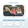 Funny Windshield Sun Shade Foldable Sunshade for Car Windshield Covers