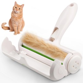 Zelovo Pet Hair Remover for Furniture – Reusable Lint Roller and Pet Hair Removal Tool for Couch, Carpet, Bedding, Clothes, Car Seats – Multi-Surface Roller for Dog and Cat Fur