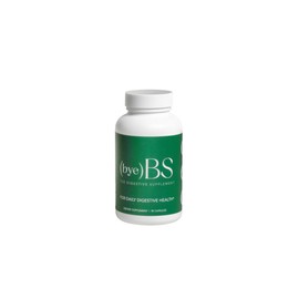 ByeBS Digestive Support Supplement – Psyllium Husk, Slippery Elm, Peppermint Extract & L-Glutamine – Gut Health, Bloating & Constipation Support, Intestinal Lining & Bowel Function