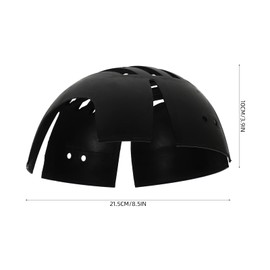 Milisten 2 PCS Basébol Bump Cap Insertar Protección de Cabeza Sombrero de Béisbol Sombrero Sombrero Sombrero Soporte de Línea de Revestimiento para Gorras Snapback Caps Ajustados Papas