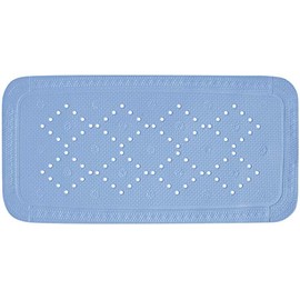 Spirella Siberia Shower Mat Bath Mat Antibacterial Non-Slip with Suction Cups Approx. 36 x 71 cm