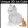 3D Cat Ice Cube Tray Mold for Freezer,BOBORedjia Leak-proof Silicone