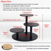 YQUQAQN Frosted Acrylic Table Display Stand for Figure Small Display