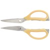 Endoshoji TKG BHS2904 Professional Kitchen Scissors, Yellow, Dishwasher Safe, Stainless