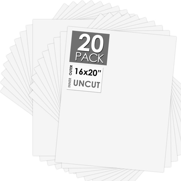 Mat Board Center, 16x20 Uncut Matboards - Full Sheet -