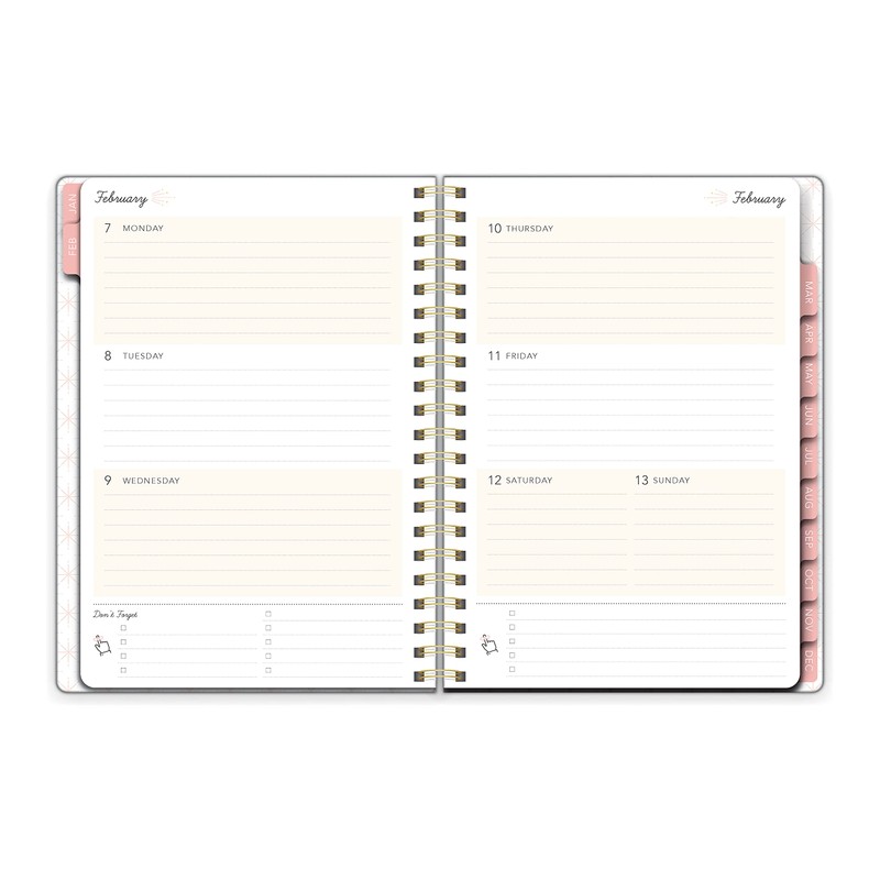 Southworth Planner (January 2022-December 2022), 7" x 9.25", Cashmere Heart