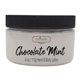 Eartherella CHOCOLATE MINT Hand & Body Lotion Jar, 4 oz.
