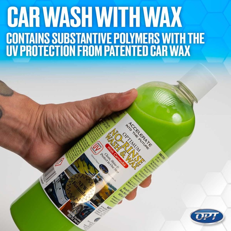 Optimum No Rinse Wash and Wax – Rinseless Car Wash