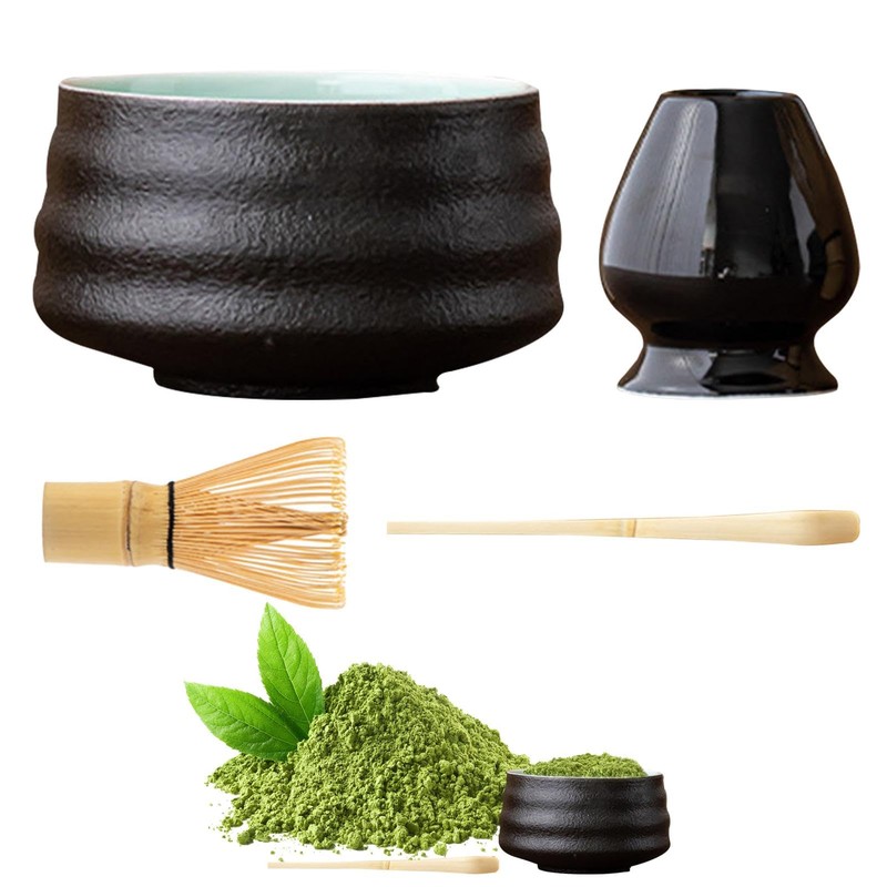 Matcha Kit Set, Matcha Whisk and Spoon Kit, Traditional Matcha