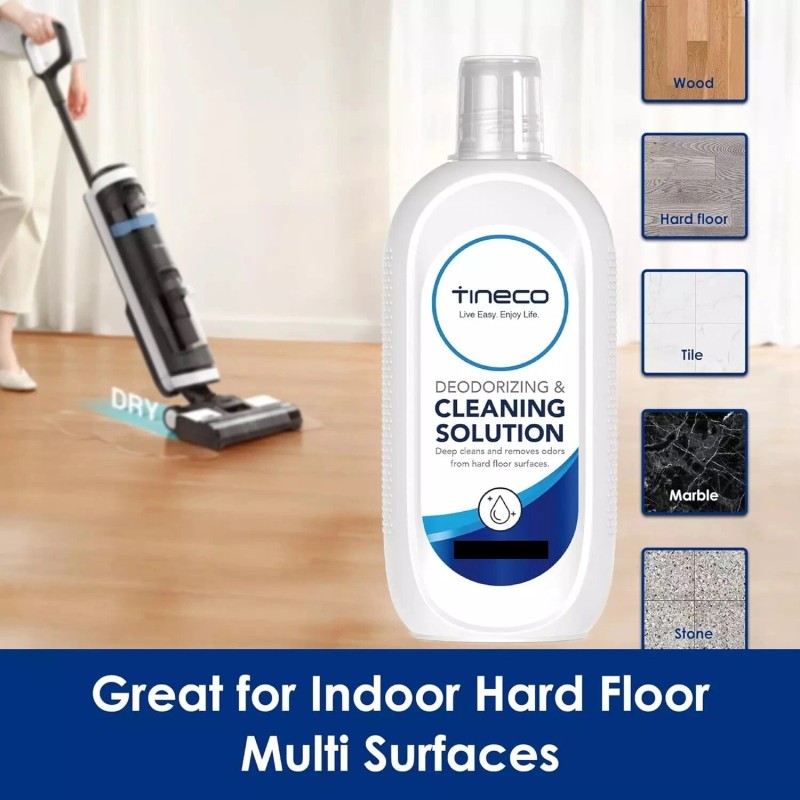 TINECO DEODORIZING & CLEANING SOLUTION REFILLS LOT OF 2, 16.9