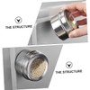 VICASKY 8pcs Stainless Steel Magnetic Spice Jars Airtight Spice Containers