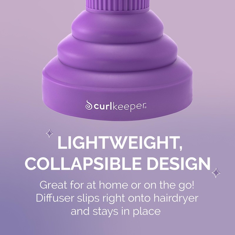 Curl Keeper Diffuser Hair Dryer for Curly Hair - Pop
