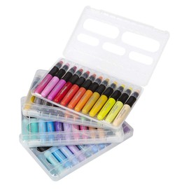 KINGART 580-48 GEL STICK Set, Artist Pigment Crayons, 48 Unique Colors, Water Soluble, Creamy, and Odorless, Use on Paper, Wood, Canvas and more