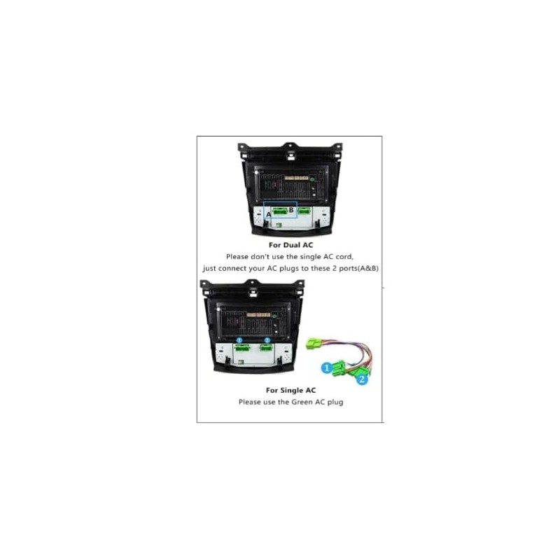 weevoo Electronic 10.1 Inch Double DIN Installation Dash Kit Compatible
