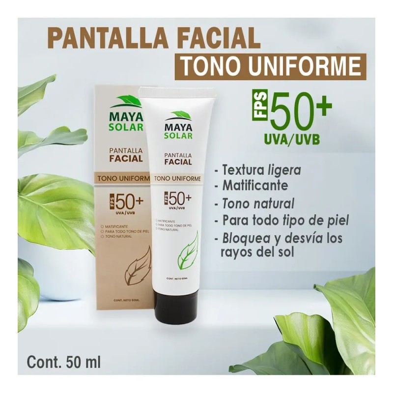 Protector Pantalla Solar Color Fps50 Alta Proteccion 50ml