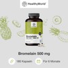 HealthyWorld® Bromelain 500 mg - 180 Capsules - 6 Month