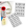 jojofuny 2 Sheets Water Soluble Embroidery Stick and Stitch Patterns