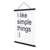 Sanauto Poster Strips, Poster Rail, Magnetic Wooden Poster Hanger Holder