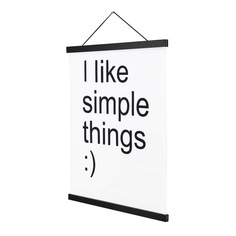 Sanauto Poster Strips, Poster Rail, Magnetic Wooden Poster Hanger Holder