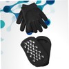 Healeved Moisturizing Gloves Set Gel Foot Covers Fingerless Gloves for