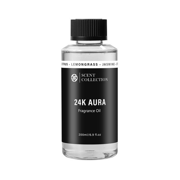 Luxury Hotel Scent 24K Aura Diffuser Oil Waterless Essential Aromatherapy