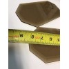 Lamp Lot Of 10 VTG Beveled 8 Sided Starburst Amber