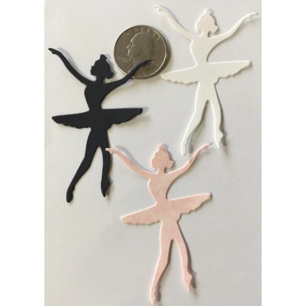 Handmade •Craft-N-Shed BALLERINA Die-Cuts(6pc)2