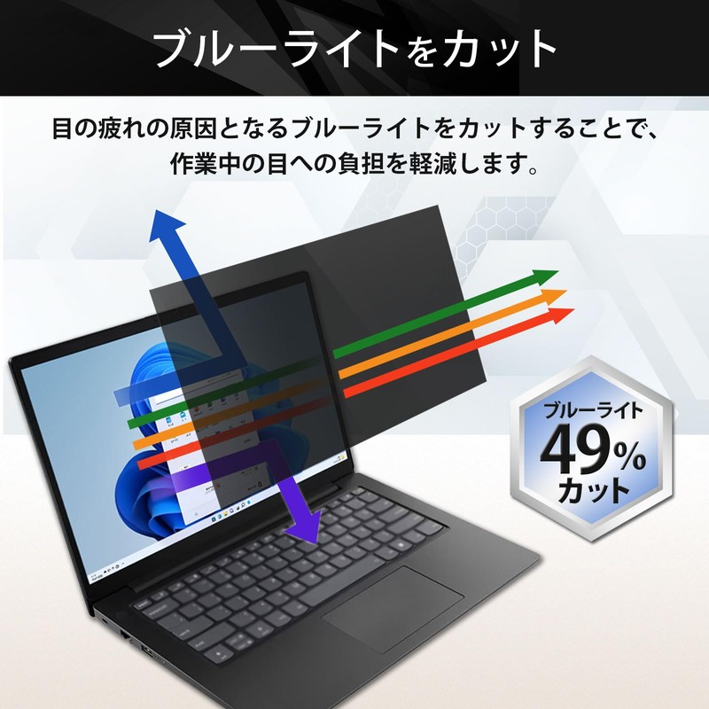 Lifeinnotech 15.6" (16:9) Anti Peeking Filter, Privacy Filter, Blue Light