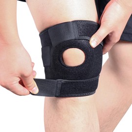 Cozyhealth Knee Support Brace for Men Women, Adjustable Compression Sleeve Wrap Patellar Pad Tendon - Arthritis Pain, meniscus tear, Injury Recovery, Running