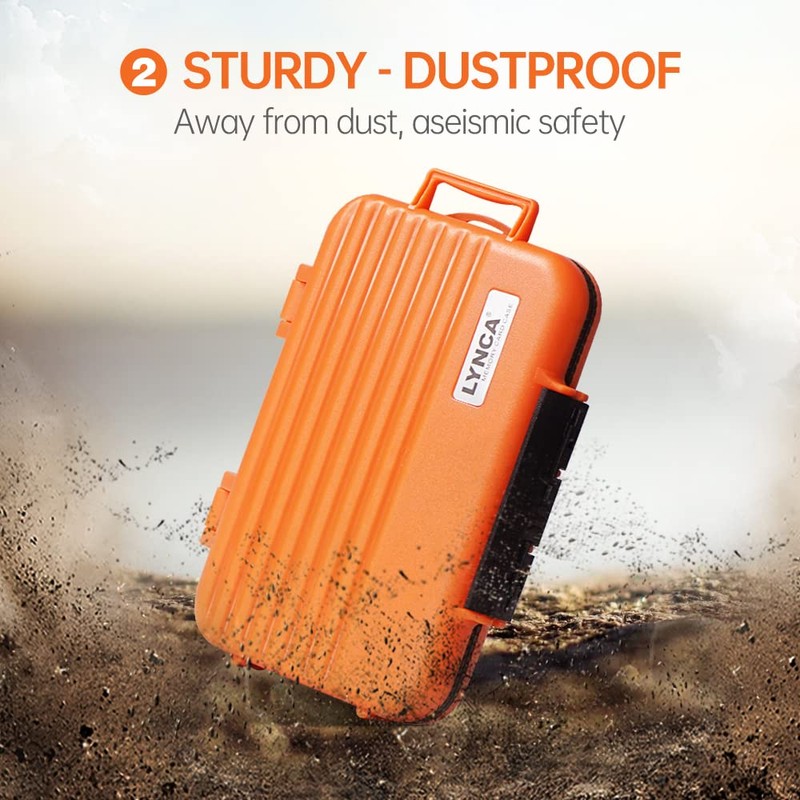 24 Slots Memory Card Case Water-Resistant & Anti-Shock Memory Card