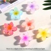 6 Stück Haarklammer mit Blumen-Motiv für Frauen, Rutschfeste Acryl Niedliche