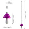 Hyamass Ceiling Fan Pull Chain Extender - 12" Wooden Mushroom