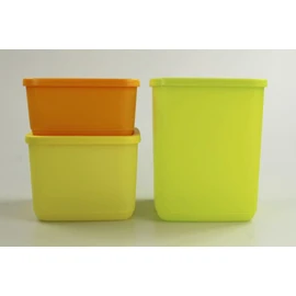 TUPPERWARE Fridge Birthday Cracker 1.8 Lime + 1 Litre Yellow + 650 ml Orange 17183