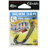 Gamakatsu Worm Hook Elite Tourer Worm 34R 4/0 4 pcs NS Black 67711